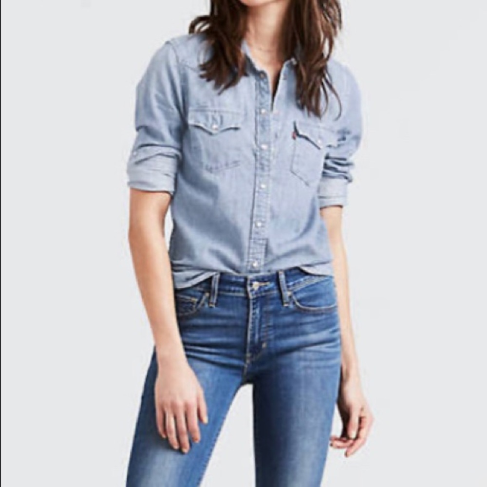 LEVI’S Ultimate Western Women Long Sleeve Shirt - Picture 5 of 9